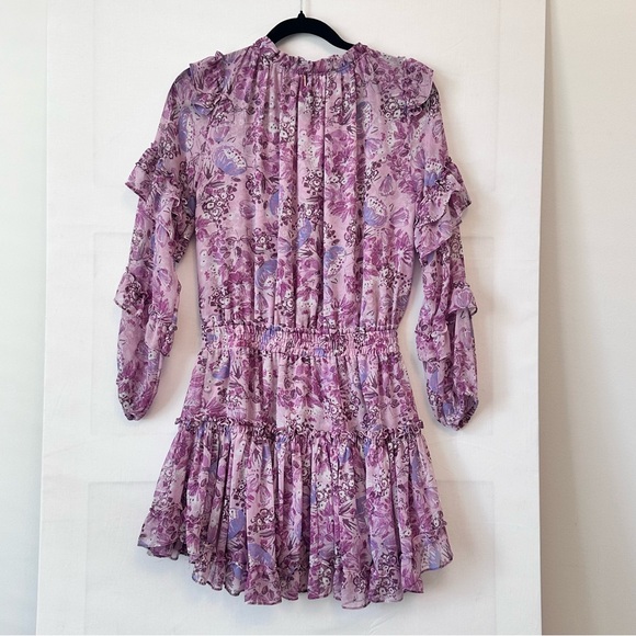 Misa Los Angeles Purple Floral Dress - Picture 3 of 5